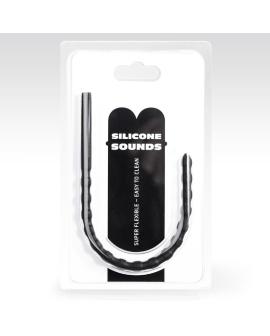 ALL BLACK - Silikon-Harnröhren-Sonde 6/8 mm