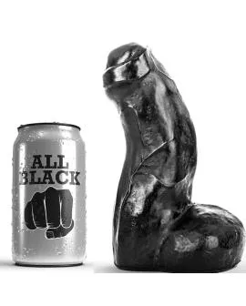 ALL BLACK - REALISTISCHER DONG SCHWARZ 17 CM
