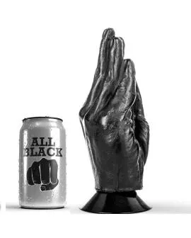 ALL BLACK - Schwarzer Fisting-Dildo 21 cm