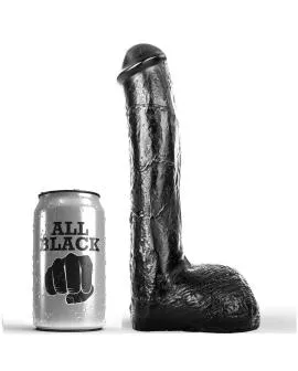 ALL BLACK - Realistischer Anal-Dildo 23 cm