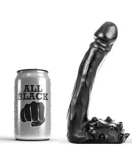 All Black - Realistischer Dildo 19 cm Länge