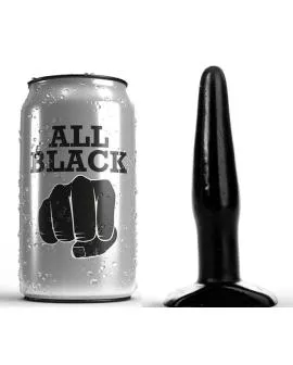 ALL BLACK - Schwarzer Analstecker 11 cm