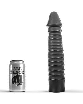 All Black - Realistischer Schwarzer Dildo 26 cm