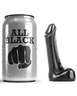 ALL BLACK - Schwarzer Dildo 9 cm Erotik