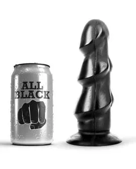 ALL BLACK Dildo 17 cm - Schwarzer Erotik-Dildo