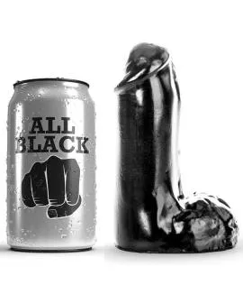 ALL BLACK - REALISTISCHER DILDO 13 CM