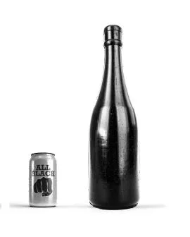 ALL BLACK - Große Schwarze Erotikflasche 39,5 cm
