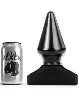 ALL BLACK Analstecker 20,5 cm - Schwarzer Erotik Plug