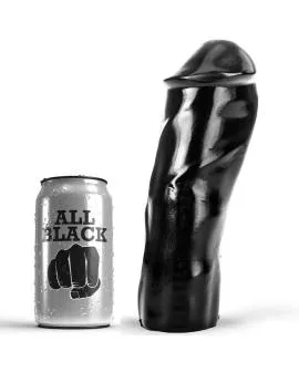 ALL BLACK - Realistischer Dildo 20 cm Länge