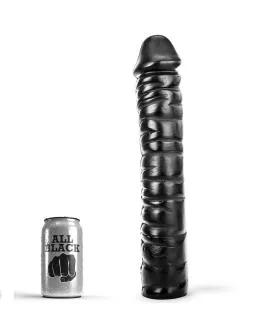 All Black Dong 38 cm - Schwarzer Erotik-Dildo