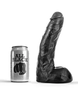 All Black Dong 22 cm - Schwarzer Erotik-Dildo
