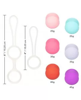 CALEXOTICS - SHE-OLOGY SET BOLAS KEGEL INTERCAMBIABLES
