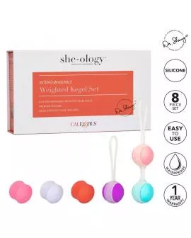 CALEXOTICS - SHE-OLOGY SET BOLAS KEGEL INTERCAMBIABLES