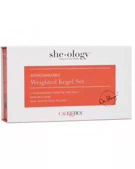 CALEXOTICS - SHE-OLOGY SET BOLAS KEGEL INTERCAMBIABLES