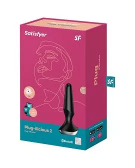 Satisfyer Plug Ilicious 2 - Anal Plug Vibrator Schwarz