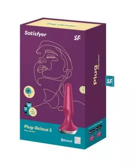 Satisfyer Plug Ilicious 2 - Plug Vibrator Beere