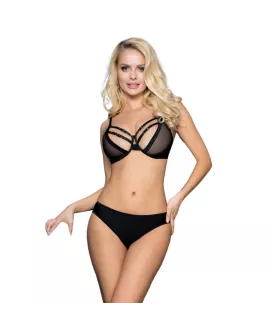Subblime Zweiteiliges Set - Transparenz-BH und S/M-String