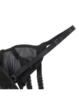 Subblime Zweiteiliges Set - Transparenz-BH und S/M-String