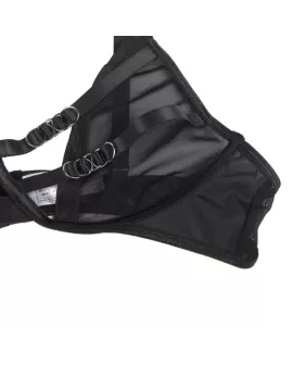 Subblime Zweiteiliges Set - Transparenz-BH und S/M-String