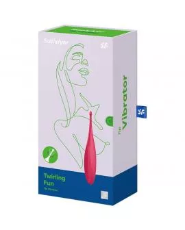 SATISFYER - TWIRLING FUN TIP VIBRATOR ROT
