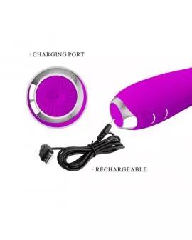 PRETTY LOVE - MOLLY VIBRATOR MIT WIEDERAUFLADBARER ROTATION
