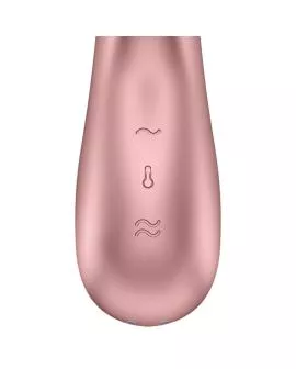 SATISFYER - HOT LOVER VIBRATOR ROSE & BEIGE