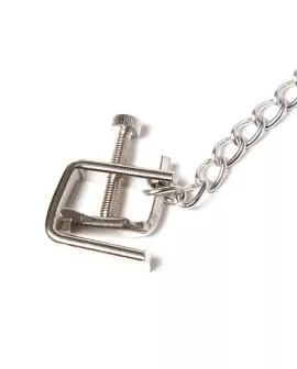 OHMAMA FETISH - Metall-Schraubenklemmen mit Kette
