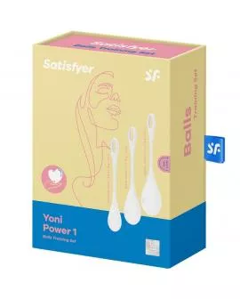 SATISFYER - YONI POWER 1 TRAININGSSET WEISS