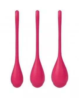 SATISFYER - YONI POWER 1 TRAININGSSET ROT