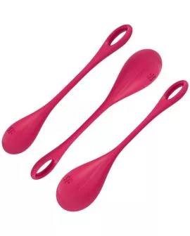Satisfyer Yoni Power 1 - Trainings-Set Rot