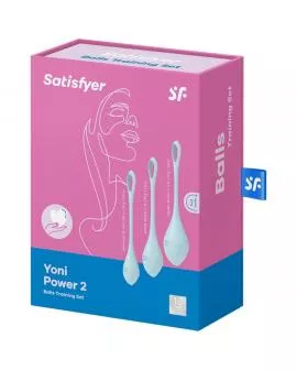 SATISFYER - YONI POWER 2 TRAININGSSET BLAU