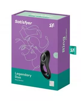 SATISFYER - LEGENDRER DUORING VIBRATOR SCHWARZ