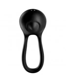 SATISFYER - MAJESTIC DUO RING VIBRATOR SCHWARZ