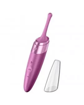 SATISFYER - TWIRLING DELIGHT CLIT TIP VIBRATOR LILA