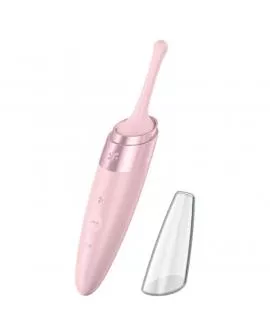SATISFYER - TWIRLING DELIGHT CLIT TIP VIBRATOR ROSA