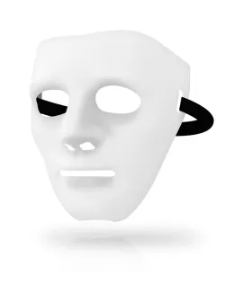 OHMAMA Weiße Erotik-Maske - Eine Größe