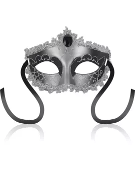 OHMAMA - Schwarze Diamondgrau Erotik-Maske