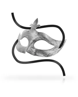 OHMAMA - Silberne Fleur de Lis Erotik-Maske