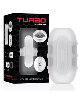 Jamyjob Turbo Doppel-Masturbator - Erotik Toy für Männer