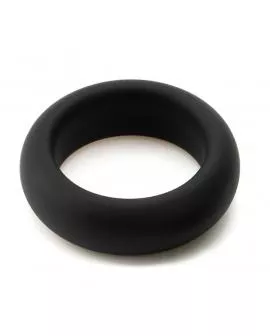 JE JOUE - MAXIMALER STRETCH-COCKRING AUS SILIKON - SCHWARZ