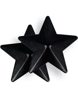 Coquette Chic Desire - Nippelabdeckungen Schwarze Sterne