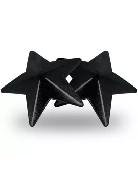 Coquette Chic Desire - Nippelabdeckungen Schwarze Sterne
