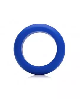 JE JOUE - BLAUER SILIKONRING - MINIMALE STRANGULATION