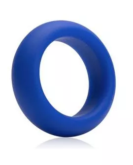 JE JOUE - BLAUER SILIKONRING - MINIMALE STRANGULATION