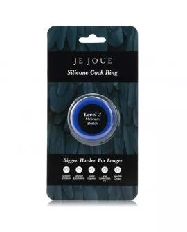 JE JOUE - BLAUER SILIKONRING - MINIMALE STRANGULATION