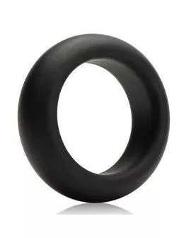 JE JOUE - MAXIMALER STRETCH-COCKRING AUS SILIKON - SCHWARZ