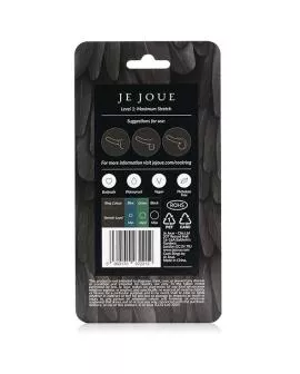 Je Joue - Maximaler Stretch-Cockring aus Silikon - Schwarz