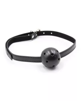 OHMAMA FETISH - Knebel mit Ball und Öffnungen