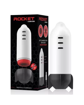 Jamyjob Rocket Masturbator - Soft Compression Tech und Vibration