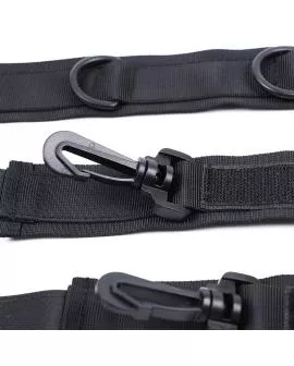 OHMAMA FETISH - Handschellen und Kragen aus Nylon